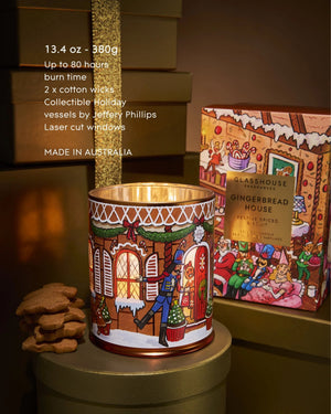 Limited Edition Gingerbread House 380g Triple Scented Soy Candle