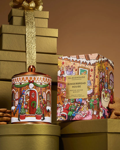 Limited Edition Gingerbread House 380g Triple Scented Soy Candle