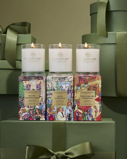 Limited Edition CHRISTMAS TRIO 60g Candles