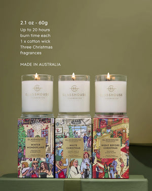 Limited Edition CHRISTMAS TRIO 60g Candles
