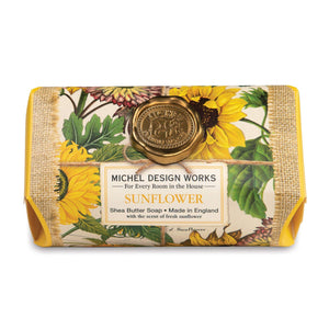 Michel Design Work Sunflower Large Soap Bar