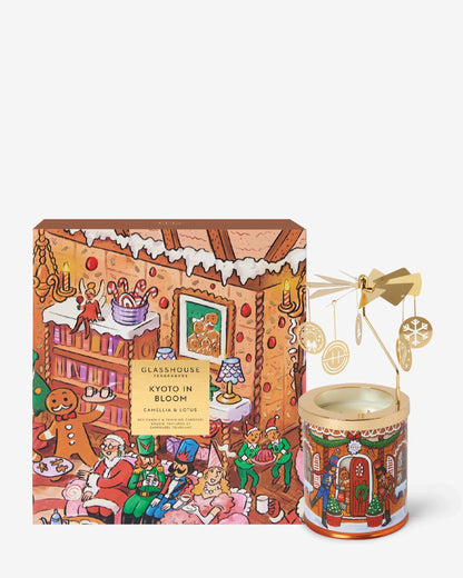 Limited Edition Kyoto in Bloom Candle & Spinning Carousel Gift Set