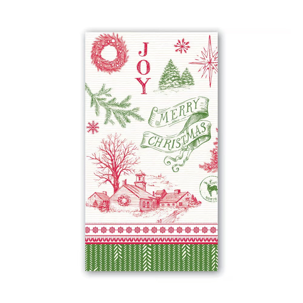 Michel Design Works Joy to the World Hostess Cocktail Napkins