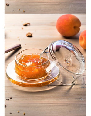La Rochelle Glass Bee Butter or Honey Dish