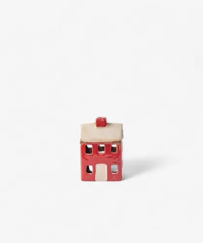Alsace Petite Tea Light Chalet Red Cream