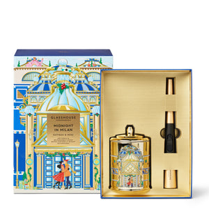 Duo Set Midnight in Milan 380g Candle and Rechargeable Lighter