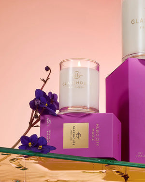 Glasshouse Fragrances MUSIC CITY MAGIC 60g Triple Scented Soy Candle