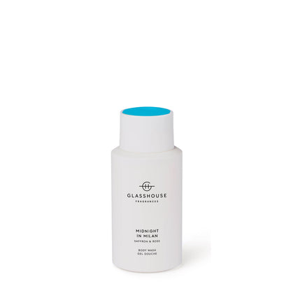 Glasshouse Fragrances Midnight in Milan Saffron & Rose 300ml Body Wash