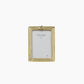 Ribbed Bee Photo Frame Gold 4 x 6"