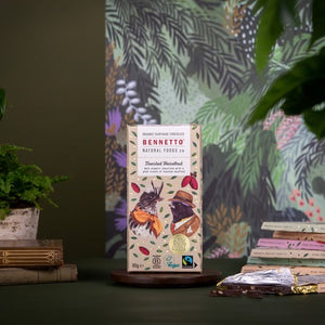 Bennetto Natural Foods co Toasted Hazelnut 80G Chocolate Bar