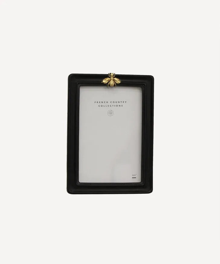 Bee Black Photo Frame 4 x 6"