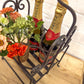 Four Bottle Iron Trug (Black)