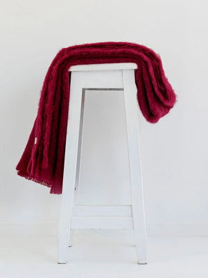 Windermere Mohair - Tamarind Throw
