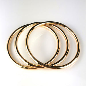 Trio Fashion Bangle Gold 66mm