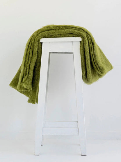 Windermere Mohair - Fern Throw