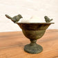 Antiqued Metal Bird Bowl
