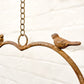 Metal Heart Bird Feeder