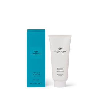Glasshouse Fragrances Midnight in Milan Saffron & Rose 200ml Body Lotion