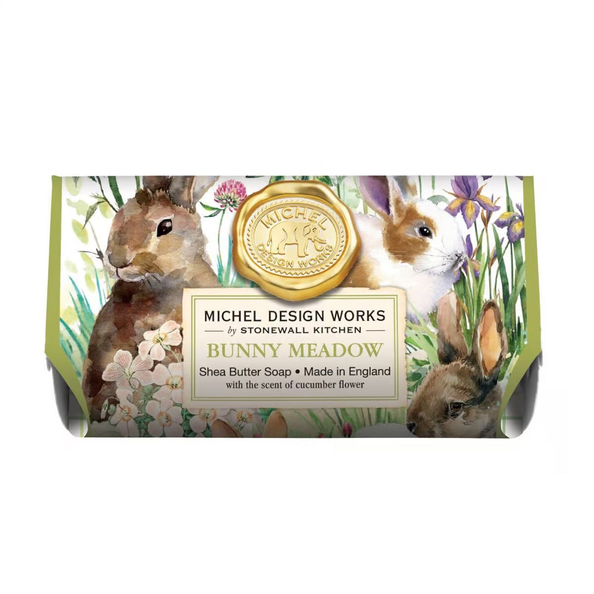 Michel Design Work Bunny Meadows Large Soap Bar