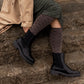 Merino Wool Knee High Socks | Woman | Driftwood
