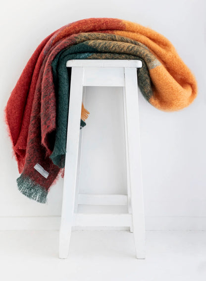 Windermere Mohair - Picasso Throw (Allow 48 Hour Turnaround)