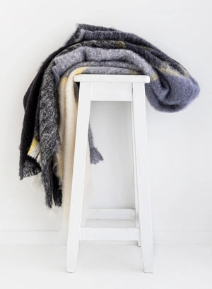 Windermere Mohair - Arctic Throw (Allow 48 Hour Turnaround)
