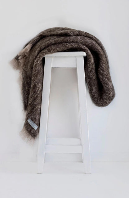 Windermere Mohair - Kiwi Throw (Allow 48 Hour Turnaround)