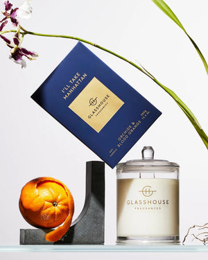 Glasshouse Fragrances I'LL TAKE MANHATTAN 380g Triple Scented Soy Candle