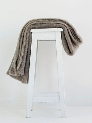 Windermere Mohair - Manuka Throw