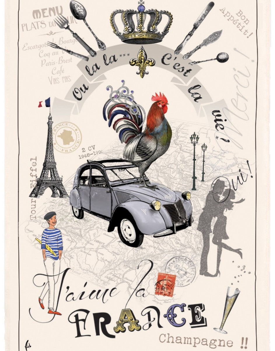 Winkler Tea Towel France