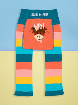 Blade & Rose Bonnie Highland Cow Leggings