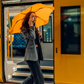 Blunt Metro Umbrella - Mango Orange