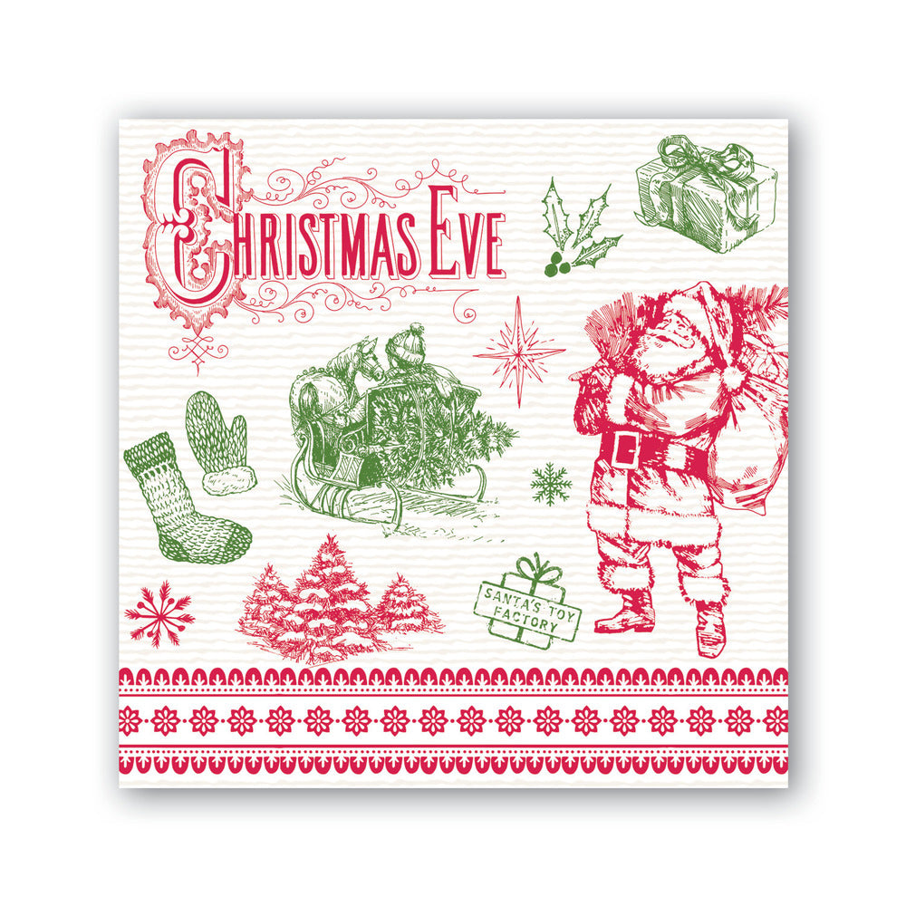 Michel Design Works Its Christmastime Cocktail Napkins