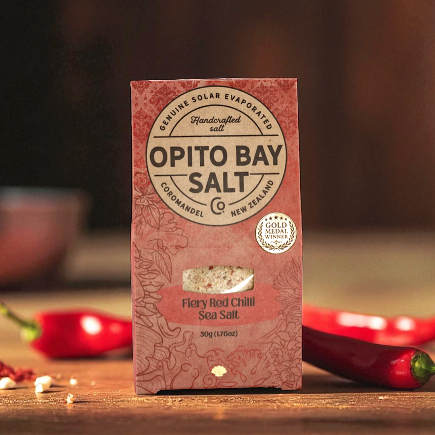 Opito Bay Salt Co. FIERY RED CHILLI SEA SALT 50gm