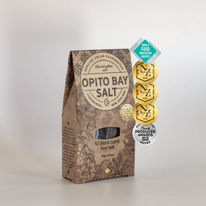 Opito Bay Salt Co. NZ BLACK GARLIC SEA SALT 50gm
