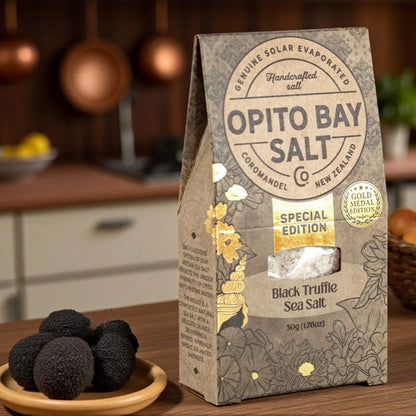 Opito Bay Salt Co. SPECIAL EDITION BLACK TRUFFLE SEA SALT 50gm