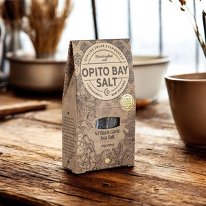 Opito Bay Salt Co. NZ BLACK GARLIC SEA SALT 50gm
