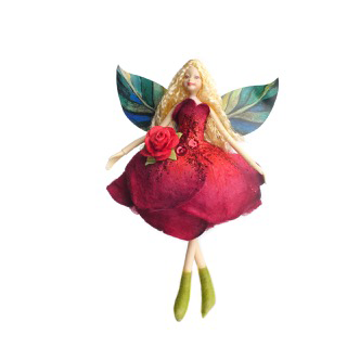 NZ Themed Fairy - Rose