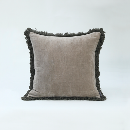 M.M Linen Sabel Cushion Stone/Olive