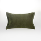 M.M Linen Sabel Cushion Olive