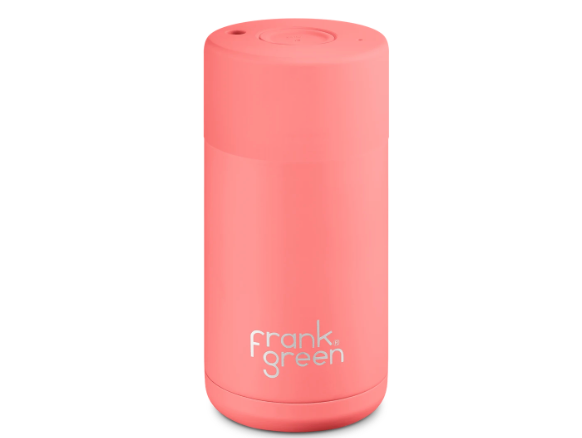 Frank Green Ceramic Reusable Cup 355ml - Sweet Peach