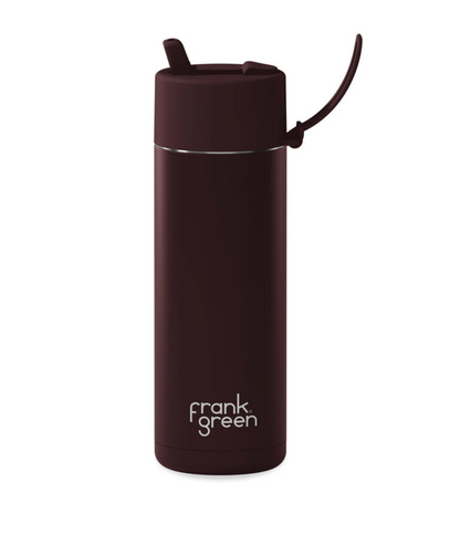 Frank Green Ceramic Reusable Bottle - Chocolate 20oz