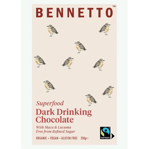 Bennetto Natural Foods co Dark Drinking Chocolate - Superfood 250G