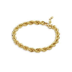 Gold Fashion Rope Chain Bracelet