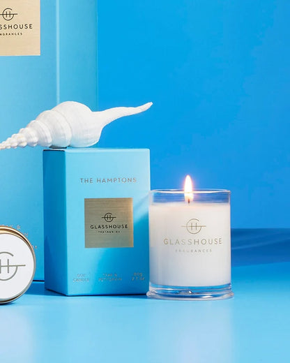 Glasshouse Fragrances THE HAMPTONS 60g Triple Scented Soy Candle