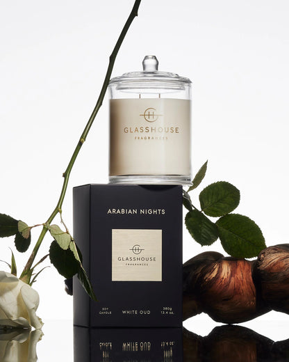 Glasshouse Fragrances ARABIAN NIGHTS 380g Triple Scented Soy Candle