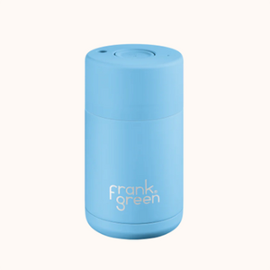 Frank Green Stainless Steel/Ceramic Reusable Cup 295ml - Sky Blue