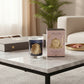 Côte Noire - CRYSTAL GLASS LID 450G SOY BLEND CANDLE - CHARENTE ROSE