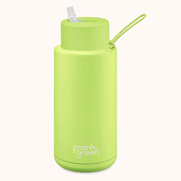 Frank Green Ceramic Reusable Bottle - Pistachio 34oz/1000ml