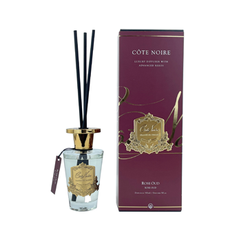 Côte Noire - 150ml GOLD DIFFUSER - ROSE OUD